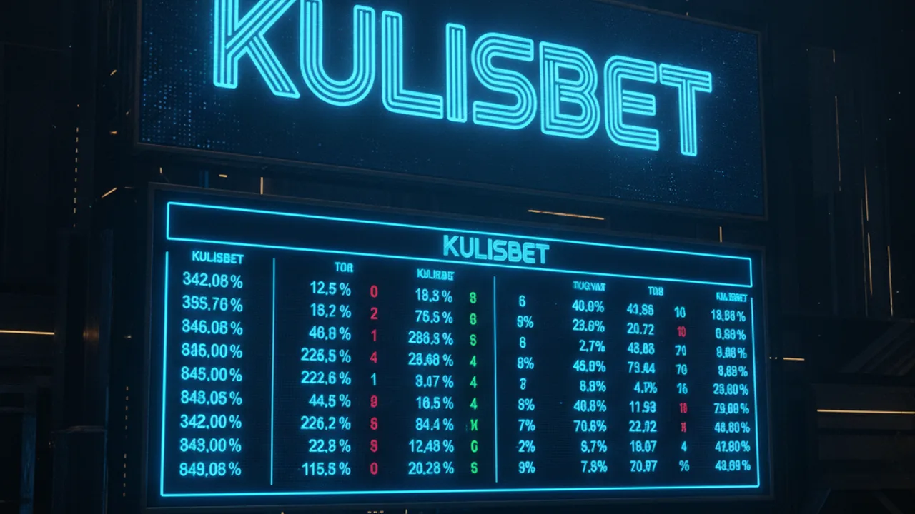 Kulisbet canlı oran tahtası, kayan rakamlar