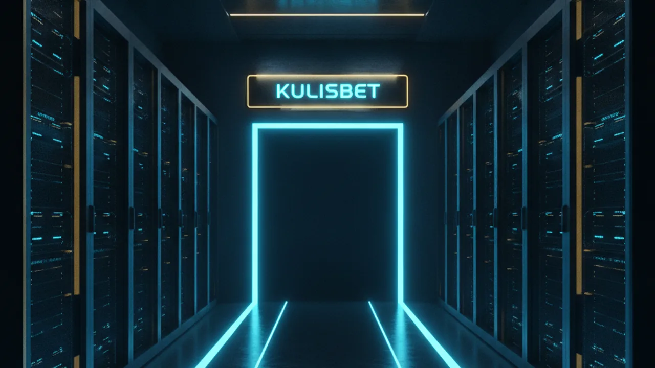 Neon çerçeveli kapı